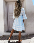 Boho-Rüschenkleid für Damen – Fröhliches Sommerkleid Mia