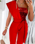Variant image for Damen Jumpsuit Schwarz Größe M Synthetisches Material Festlich Elegant-16