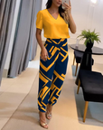 Variant image for Damen Jumpsuit Blau Größe M Polyester Eleganter Overall für Sommer-16