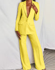 Variant image for Damen Anzug Schwarz Größe M Polyester Blazer und Hose Set für Eleganz-6