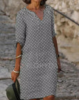 Luftiges Damen Sommerkleid mit lockerer Passform Elviva