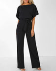 Variant image for Damen Jumpsuit Schwarz Größe S Polyester Elegant Festlich Hochzeitsoutfit-25