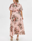 Florales Chiffon-Kleid für Frauen | Leicht & Luftig