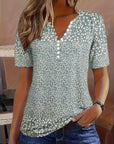 Variant image for Damen Top V-Ausschnitt Beige Größe M Polyester-1