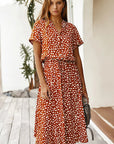 Variant image for Luftiges Midi Damenkleid mit Modernem Druck – Bequemes Sommerkleid für Warme Tage in Eleganter Passform-13