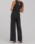 Damen Jumpsuit Beige Größe M Baumwolle Ärmellos Elegant Sommer-6