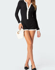 Variant image for Damen Jumpsuit Schwarz Größe M Baumwolle Elegant Festlich-1