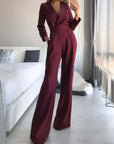 Variant image for Damen Jumpsuit Schwarz Größe M Elastisch - Eleganter Overall für Sommer und Freizeit-8