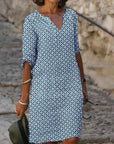 Luftiges Damen Sommerkleid mit lockerer Passform Elviva