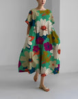 Lockeres Damen Sommerkleid mit Print – Mira