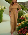 Variant image for Damen Jumpsuit Schwarz Größe M Baumwolle-Polyester Elegant-57