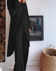 Variant image for Damen Set Twin Set Schwarz Größe M Baumwollmischung-8