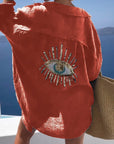 Variant image for Damen T-Shirt Weiß Größe M Baumwolle Pailletten Oberteil-33