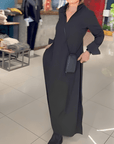 Lockeres Damen Maxikleid mit fließendem Schnitt – Nayeli