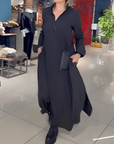 Lockeres Damen Maxikleid mit fließendem Schnitt – Nayeli