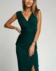 Plissiertes Abendkleid mit elegantem Schnitt Linara