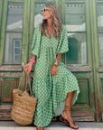 Fließendes Damen Maxikleid mit lockerer Passform – Nayeli