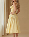 Elegantes Damen Midikleid mit Korsett-Oberteil Virella