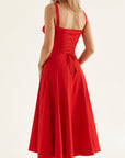 Elegantes Damen Midikleid mit Korsett-Oberteil Virella