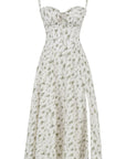 Elegantes Damen Midikleid mit Korsett-Oberteil Virella