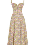 Elegantes Damen Midikleid mit Korsett-Oberteil Virella