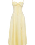 Elegantes Damen Midikleid mit Korsett-Oberteil Virella