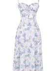 Elegantes Damen Midikleid mit Korsett-Oberteil Virella