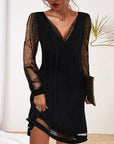 Matilda Abendkleid mit Durchsichtigen Ärmeln