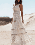 Elegantes Boho-Spitzen Damenkleid - Isabella