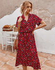 Variant image for Luftiges Midi Damenkleid mit Modernem Druck – Bequemes Sommerkleid für Warme Tage in Eleganter Passform-25