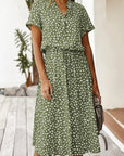 Luftiges Midi Damenkleid mit Modernem Druck – Bequemes Sommerkleid für Warme Tage in Eleganter Passform-5