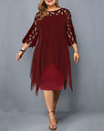 Elegantes Midikleid für Damen in Plus Size – Liora