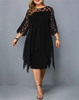 Elegantes Midikleid für Damen in Plus Size – Liora