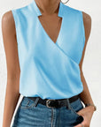 Variant image for Damen Top Weiß Größe M Baumwolle Ärmellos Festlich Elegantes Oberteil-31