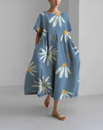 Lockeres Damen Sommerkleid mit Print – Mira