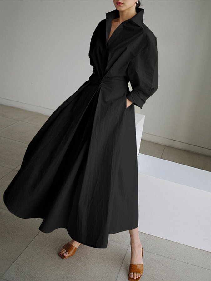 Langärmeliges Kleid