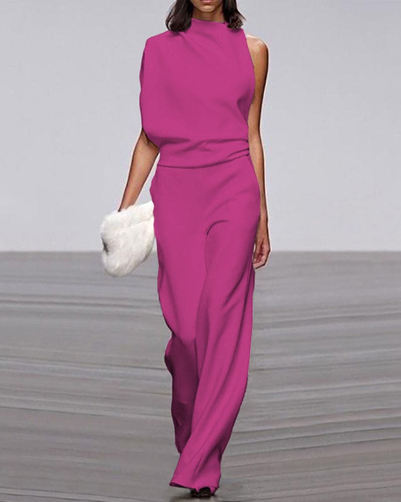 Variant image for Damen Jumpsuit Schwarz Größe M Polyester Eleganter Overall für jeden Anlass-49