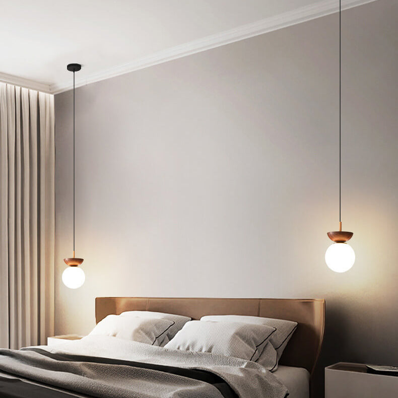 Japanische Deckenleuchte mit Holzoptik | Hikari Deckenlampe