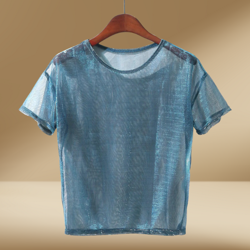 Variant image for Damenbluse Schwarz Größe M Transparentes Material für Elegante Anlässe-13