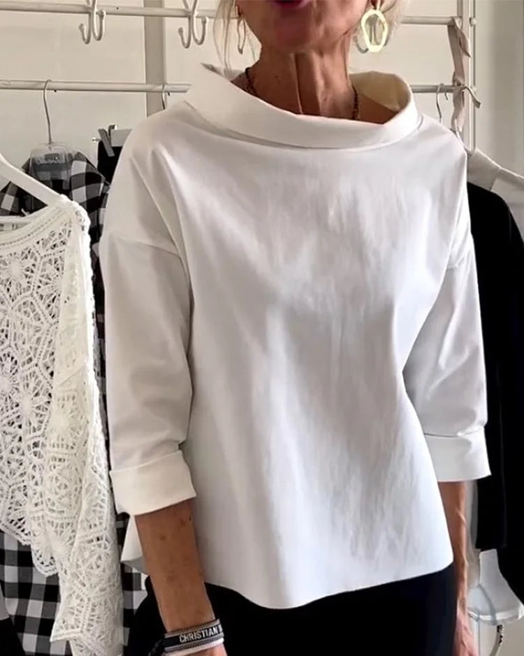 Variant image for Damen Top Beige Größe M Baumwolle-Polyester-1