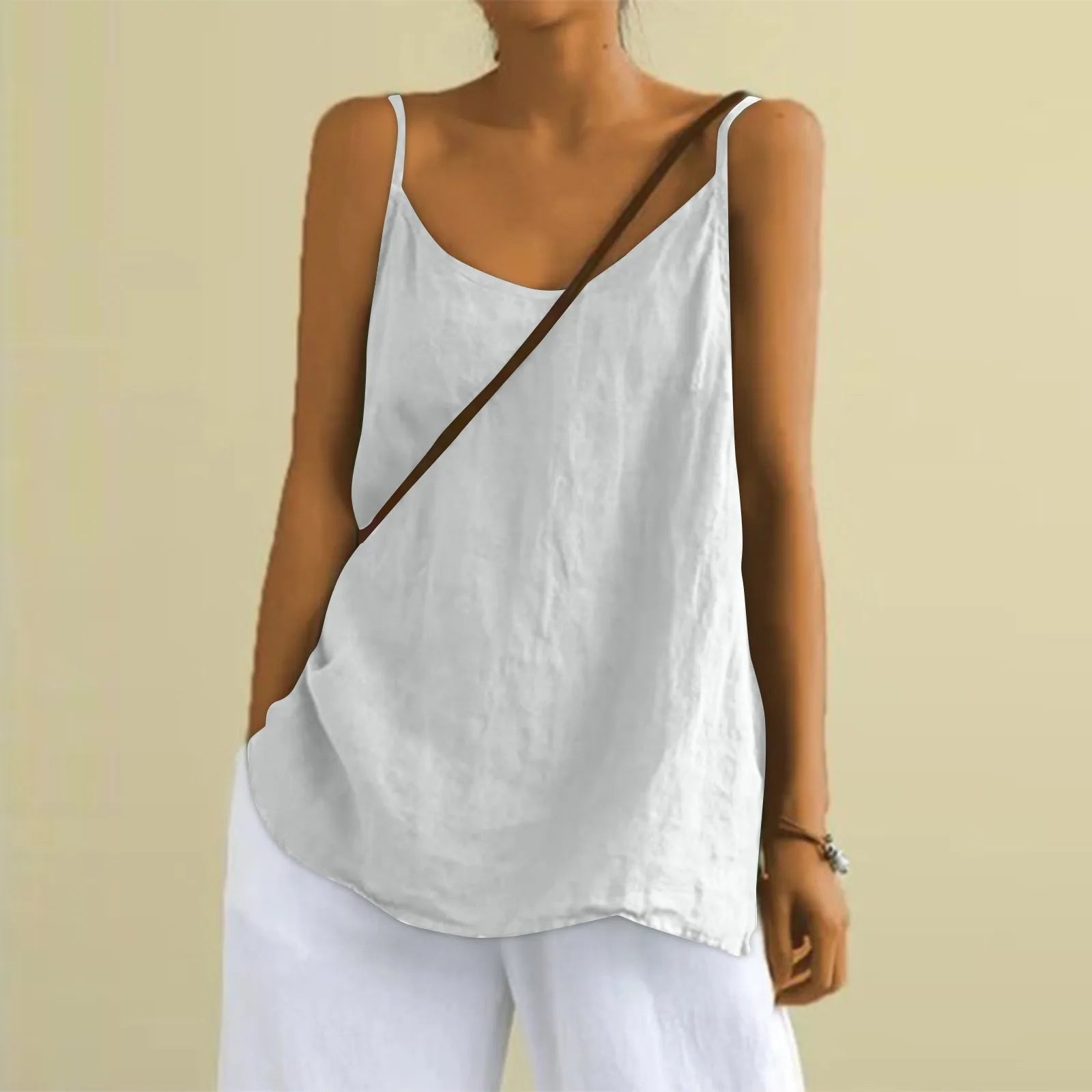 Variant image for Damen Tank Top Weiß Größe M Atmungsaktiv-1