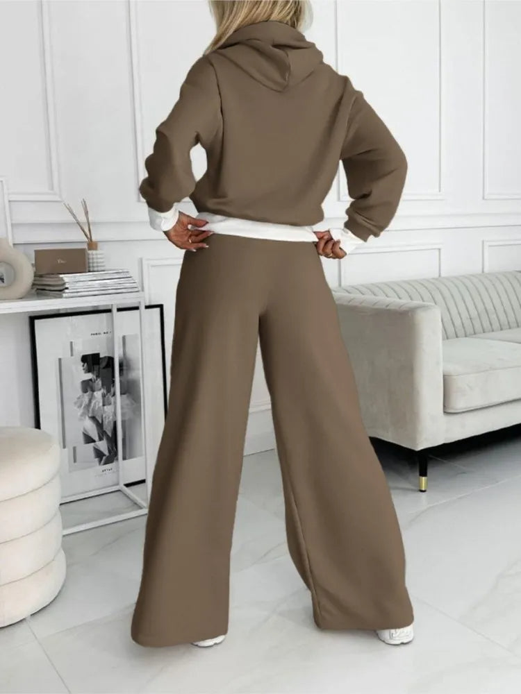 Damen Jogginganzug Schwarz Größe M Baumwolle – Sportanzug für Freizeit und Lounge-3