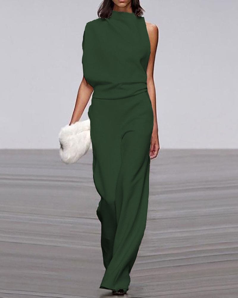 Variant image for Damen Jumpsuit Schwarz Größe M Polyester Eleganter Overall für jeden Anlass-7