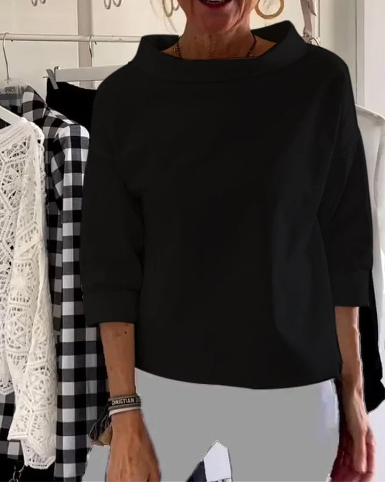 Variant image for Damen Top Beige Größe M Baumwolle-Polyester-7