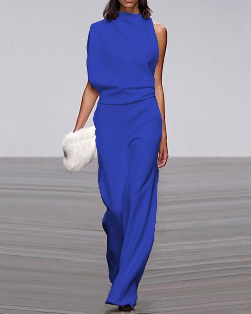 Variant image for Damen Jumpsuit Schwarz Größe M Polyester Eleganter Overall für jeden Anlass-19