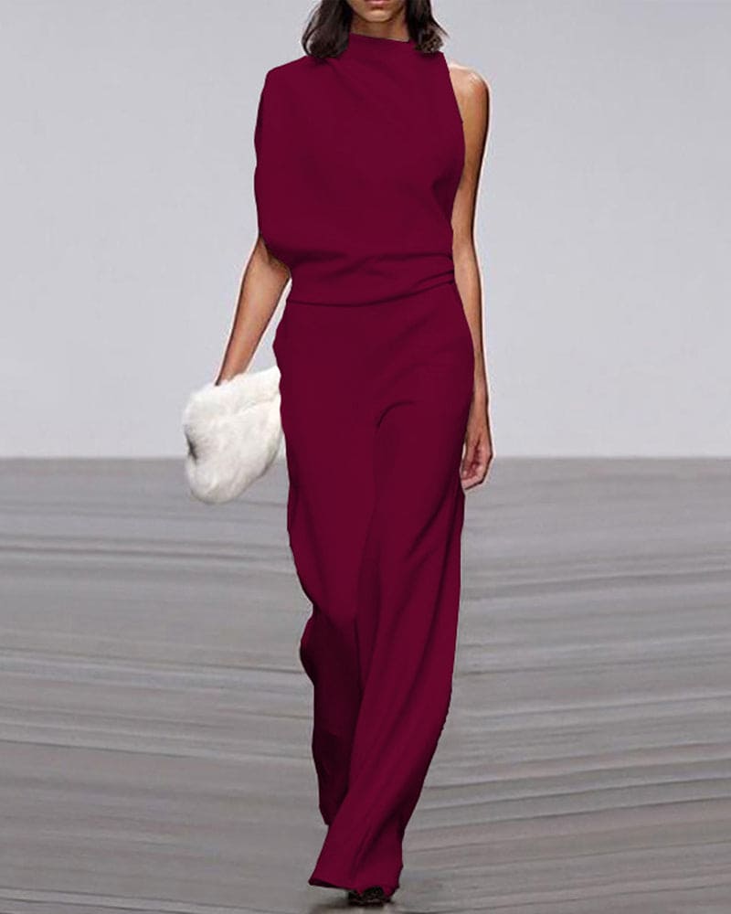 Variant image for Damen Jumpsuit Schwarz Größe M Polyester Eleganter Overall für jeden Anlass-31