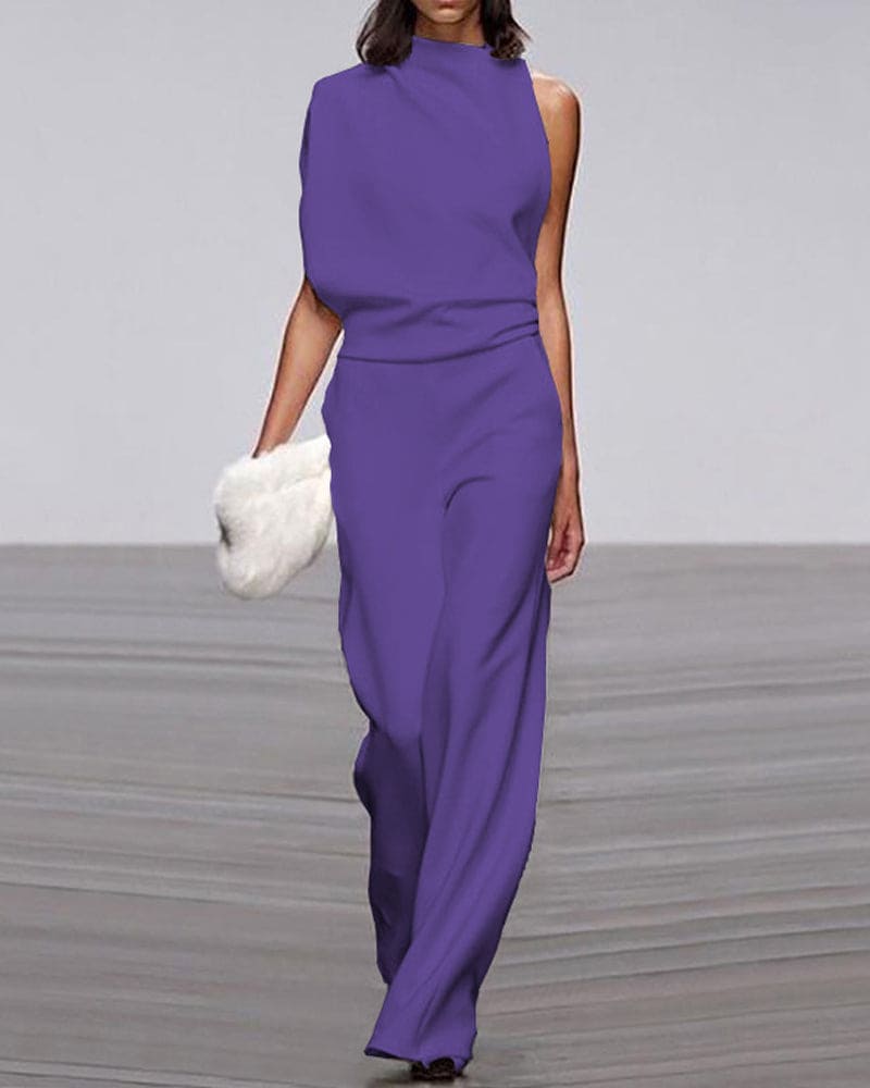 Variant image for Damen Jumpsuit Schwarz Größe M Polyester Eleganter Overall für jeden Anlass-37