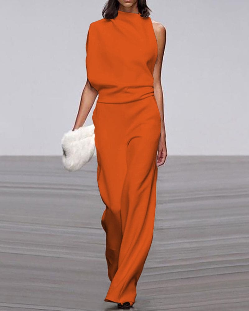 Variant image for Damen Jumpsuit Schwarz Größe M Polyester Eleganter Overall für jeden Anlass-43