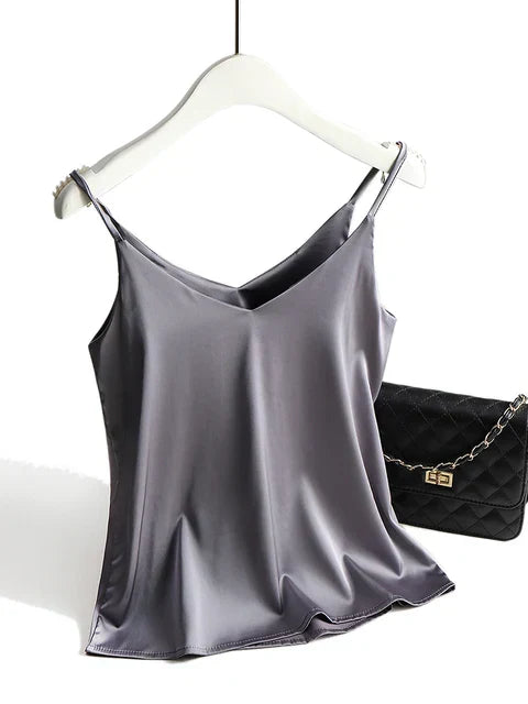 Variant image for Damen Tank Top Weiß Größe M Satin-6
