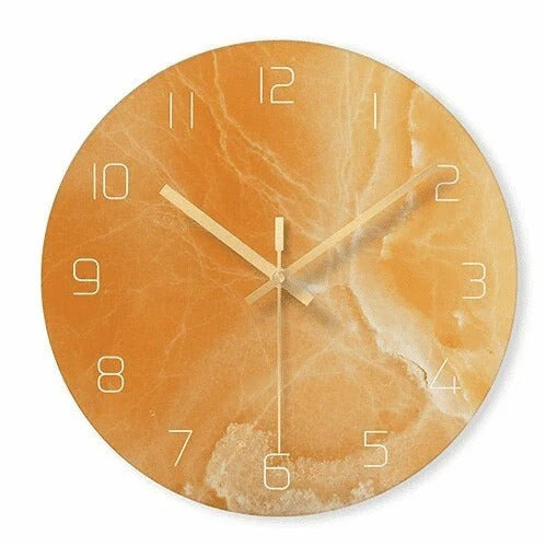 Olivia – Elegante Wanduhr mit Marmor-Optik